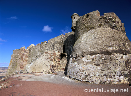 Castillo de Santa Bárbara. Montaña de Guanapay. Lanzarote.